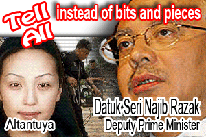 Altantuya - Najib should tell all instead of bits and pieces